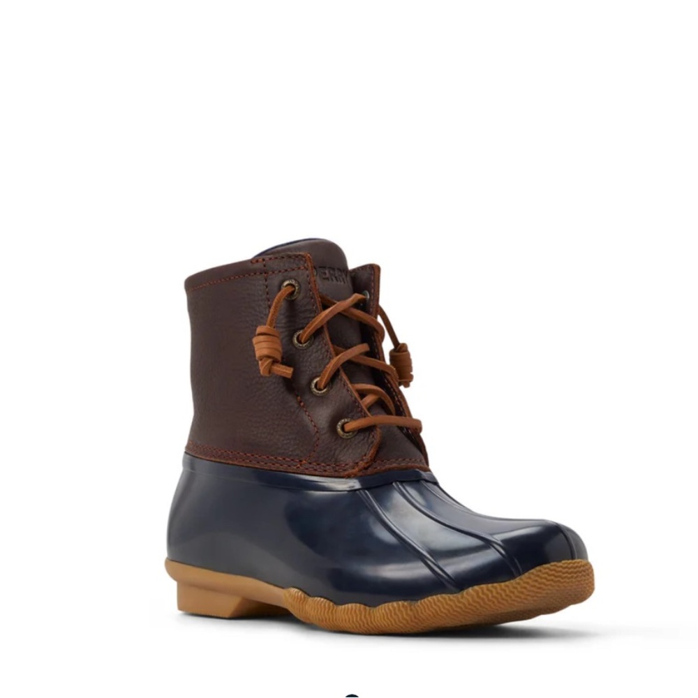 Sperry Women’s Brown and Blue Duck Boots